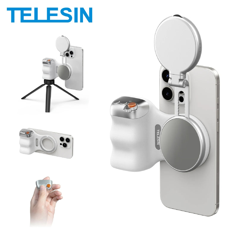 Suporte inteligente para câmera de celular TELESIN - Serve para iPhone e Android