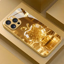 Case Espelhada Ouro Cristalizada - iPhone