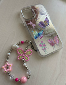 Capa Butterfly 3D + chaveiro - iPhone