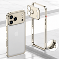 Capa Protetora Rígida de Alumínio com Estrutura Metálica - iPhone