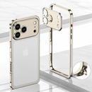 Capa Protetora Rígida de Alumínio com Estrutura Metálica - iPhone