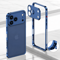 Capa Protetora Rígida de Alumínio com Estrutura Metálica - iPhone