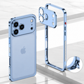 Capa Protetora Rígida de Alumínio com Estrutura Metálica - iPhone