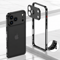 Capa Protetora Rígida de Alumínio com Estrutura Metálica - iPhone