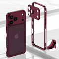 Capa Protetora Rígida de Alumínio com Estrutura Metálica - iPhone