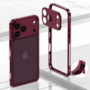 Capa Protetora Rígida de Alumínio com Estrutura Metálica - iPhone
