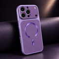 Capa Magnética de Couro Escovado Fosco