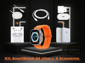 Kit: SmartWatch X8 Ultra + Acessórios Unique