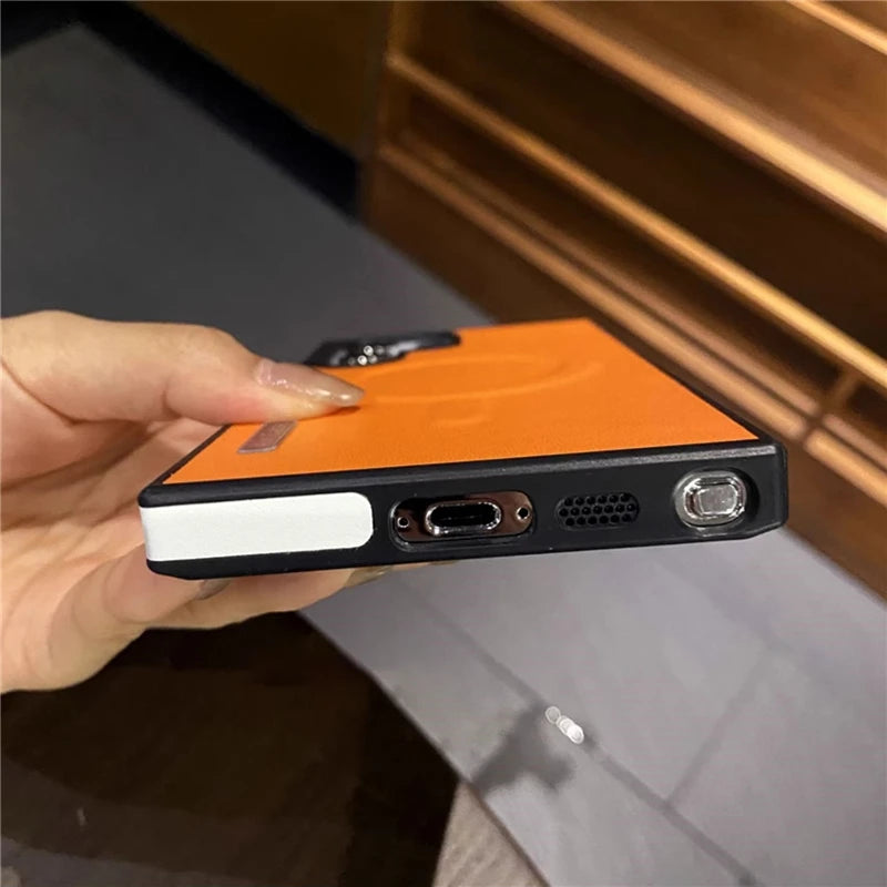 Case de Couro Matte com Magsafe - Samsung