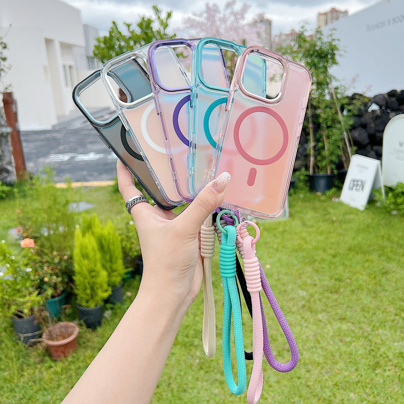 Case I Glass Gradiente + Porta Pulso (O uso do Porta Pulso é Opcional, vai separado) *Clique nas estrelas abaixo para ver os comentários*