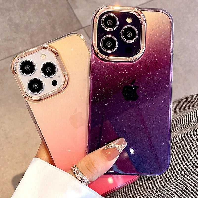 Case Gradiente Ultra Gloss - Do iPhone 11 ao 16 Pró Max