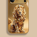Case Crystal Gold Lion - iPhone