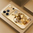 Case Espelhada Ouro Cristalizada - iPhone