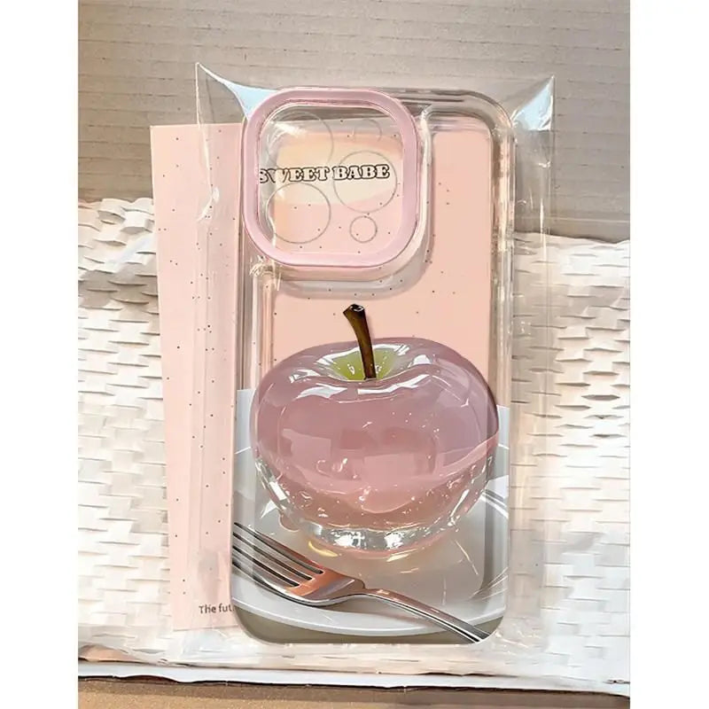Case Creative Crystal Apple