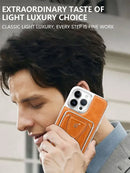 Case mais Carteira em couro