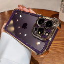 Case Clear com bordas anti impacto e proteção das lentes