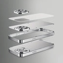 Capa Cristalizada Geométrica Ultra Realista - iPhone 11 ao 17 Pró Max