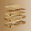 Case Crystal Gold Lion - iPhone