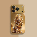 Case Crystal Gold Lion - iPhone