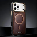 Capa de Couro Vintage de Luxo - iPhone