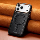 Capa de Couro Vintage de Luxo - iPhone