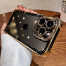 Case Clear com bordas anti impacto e proteção das lentes