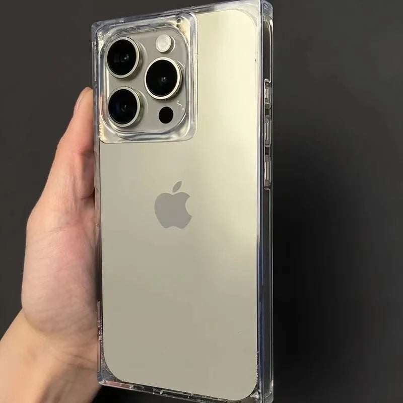 Case Clear Borda Reta - ULTRA ANTI IMPACTO