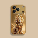 Case Crystal Gold Lion - iPhone