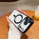 Case | Capinha Slim transparente PU com magsafe e proteção das lentes - Linha 17 iPhone