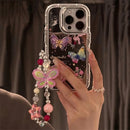 Capa Butterfly 3D + chaveiro - iPhone