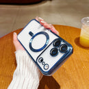 Case | Capinha Slim transparente PU com magsafe e proteção das lentes - Linha 17 iPhone