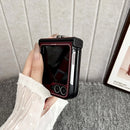 Case | Capa Linha Z Flip em Couro com anel e suporte magsafe