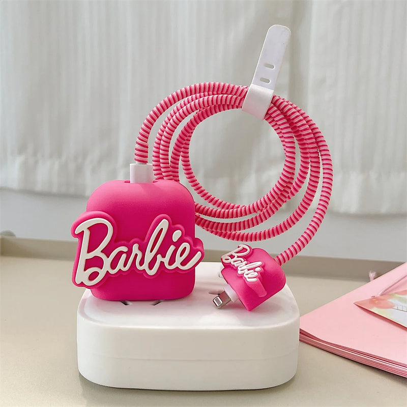Kit 3 peças Protetor de Carregador - Barbie