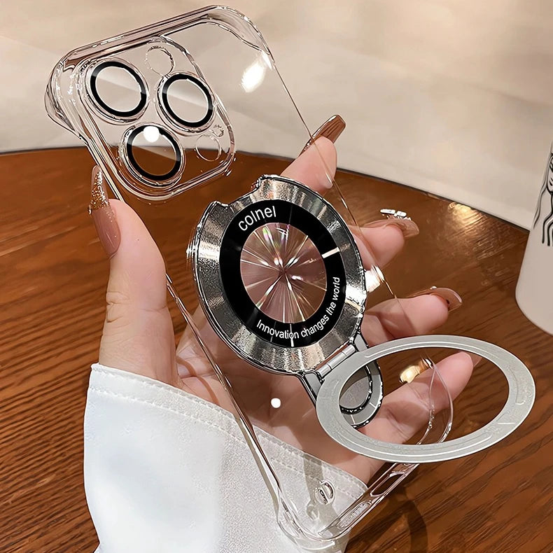Case Ultrafina 0.3mm | Com proteção nas lentes e Anel para Suporte e MagSafe