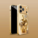 Case Cristal Espelhada Maçã Diamante - iPhone