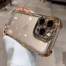 Case Clear com bordas anti impacto e proteção das lentes