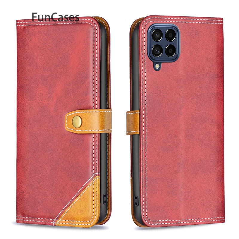 Capa Flip 3 Slots p/ cartão Exclusive - Samsung M53