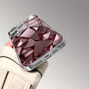 Capa Cristalizada Geométrica Ultra Realista - iPhone 11 ao 17 Pró Max