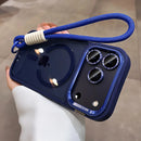 Case 3 em 1: Capa + Peliculas para as cameras + Alça de pulso (Opcional)