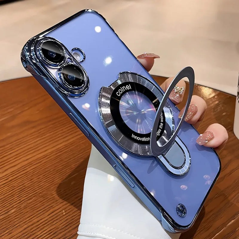 Case Ultrafina 0.3mm | Com proteção nas lentes e Anel para Suporte e MagSafe
