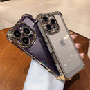 Case Clear com bordas anti impacto e proteção das lentes