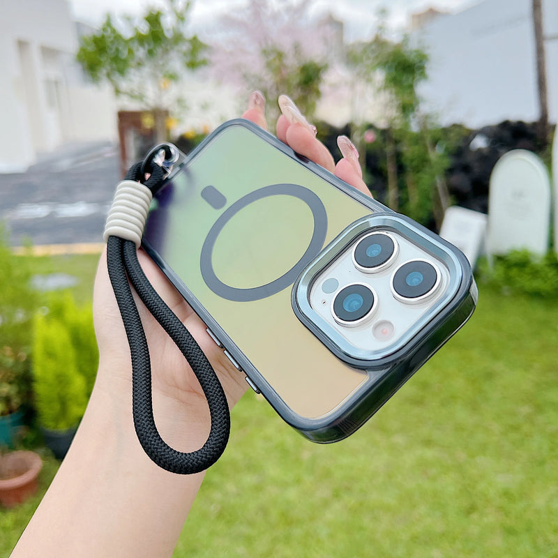 Case I Glass Gradiente + Porta Pulso (O uso do Porta Pulso é Opcional, vai separado) *Clique nas estrelas abaixo para ver os comentários*