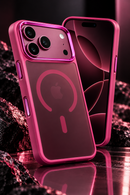 Case Magnética Translúcida Anti impacto - iPhone