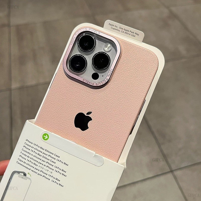 Capa Texturizada De Couro - Alta Qualidade Para iphone