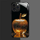 Case Crystal 3D - Maçã Dourada Ouro