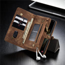 Capa + carteira em couro- Samsung