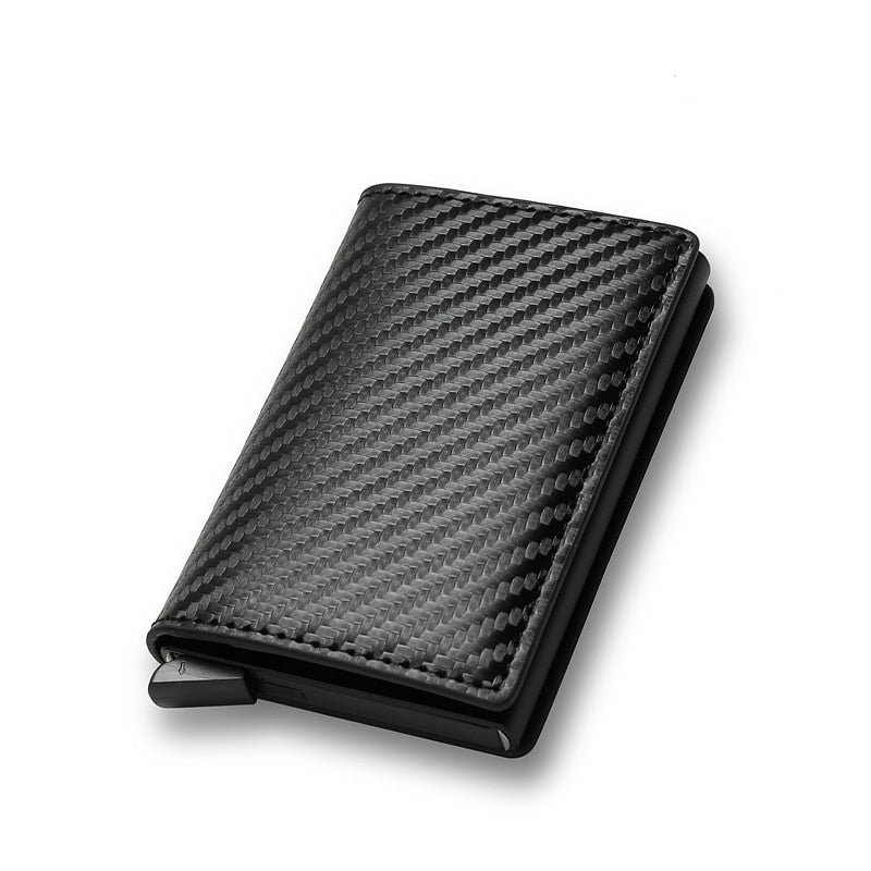 Carteira Carbon Fiber c/ Proteção Anti Rfid NFC - 25% OFF Somente Hoje