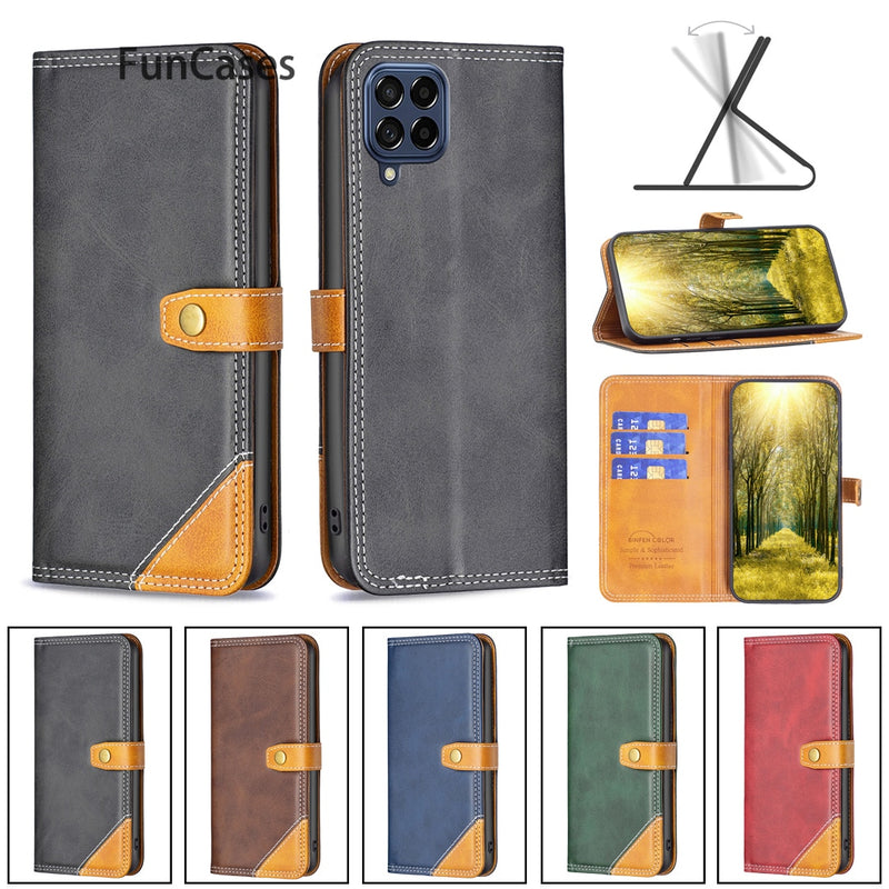 Capa Flip 3 Slots p/ cartão Exclusive - Samsung M53