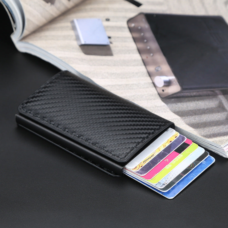 Carteira Carbon Fiber c/ Proteção Anti Rfid NFC - 25% OFF Somente Hoje