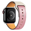 Pulseira de couro p/ iWatch series 3 4 5 6 SE 7 - Loja Marques